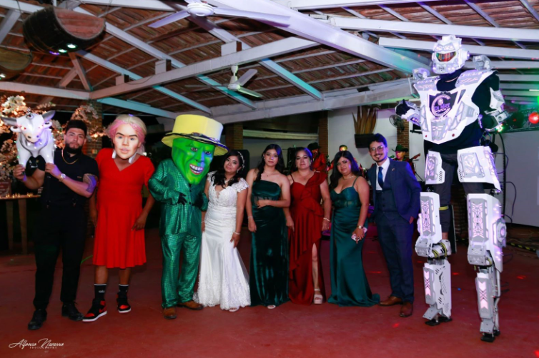 Animadores Moy en acción